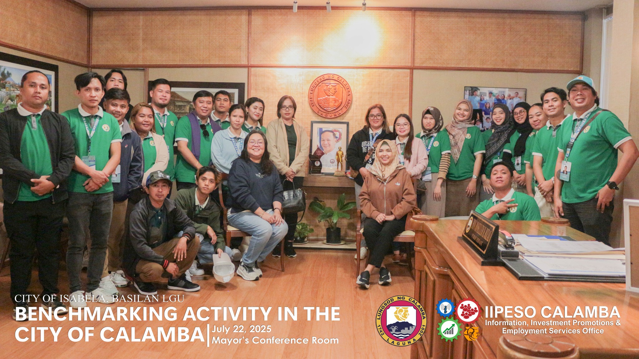 CITY OF ISABELA, BASILAN LGU BENCHMARKING ACTIVITY IN THE CITY OF CALAMBA
